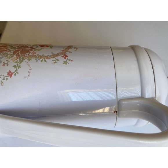 Vintage King White Flower Basket Coffee‎ Carafe Thermo Pitcher - Picture 5 of 11